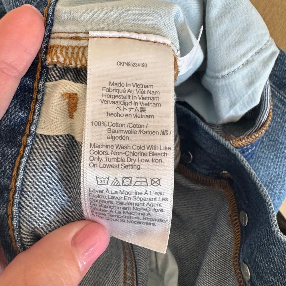 Madewell Women’s The Dean Easy Straight Jean, Monessen Wash, SIZE: 25 - Picture 8 of 16